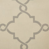 Madison Park Saratoga Modern/Contemporary Fretwork Print Grommet Top Window Valance MP41-2021 Beige/Grey