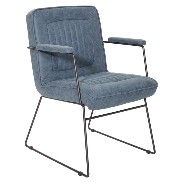 OSP Home Furnishings GT Chair Navy