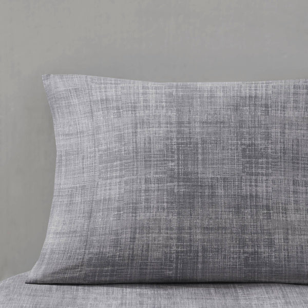 JLA Home Madison Park Essentials - 8 Piece Quilt Set Watercolor Stripe Reversible Microfiber Quilt with Grey Cotton Sheets, OEKO-TEX Freshness Protection MPE13-1210