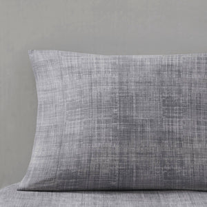 JLA Home Madison Park Essentials - 8 Watercolor Stripe Quilt Set with Reversible Microfiber, Cotton Sheets, Embroidered Pillow, OEKO-TEX Certified Navy MPE13-1213