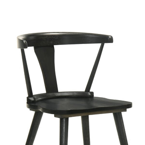 English Elm [Set Of 2] Rustic Farmhouse Dining Chairs - Solid Wood Side Chairs With Easy Assembly & Comfort W2537P211112-GIGA