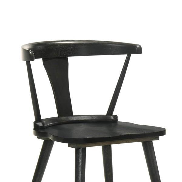 English Elm [Set Of 2] Rustic Farmhouse Dining Chairs - Solid Wood Side Chairs With Easy Assembly & Comfort W2537P211112-GIGA