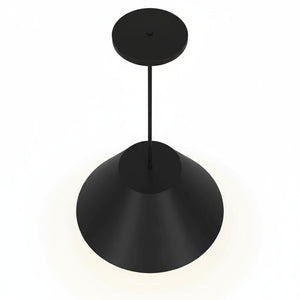 English Elm 22 Inch Wide Matte Etched Glass Led Pendant Light for Dining and Entryway Spaces Black B370P403645