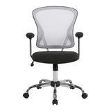 OSP Home Furnishings Gianna Task Chair White/Linen Black