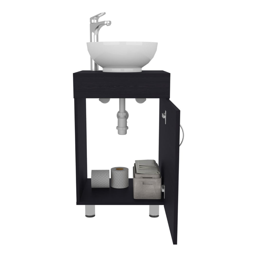 English Elm Colville Floating Wall Mount Vanity Cabinet Matte Finish Modern Bathroom Storage B092P439905
