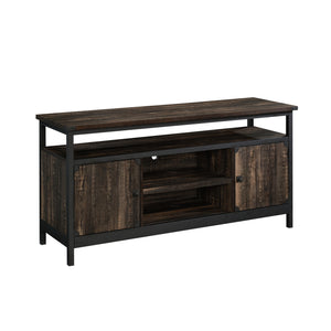 English Elm Credenza, Stylish Brown Finish Tv Stand For Screens Up To 60" With Flexible Storage & Organization B356P367781