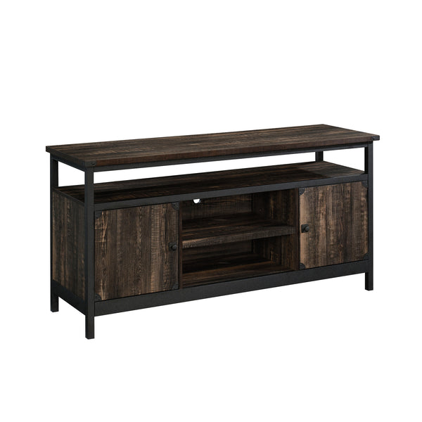 English Elm Credenza, Stylish Brown Finish Tv Stand For Screens Up To 60" With Flexible Storage & Organization B356P367781