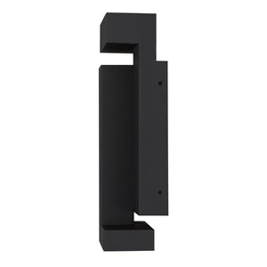 English Elm 11.25 Inch Vertical Led Wall Sconce with Silk Glass Diffuser for Bath or Hallway B370P416464