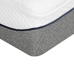 English Elm Ultra 13in Plush Gel Memory Foam Mattress Full Size - 3" Gel Layer, 13" Comfort, Motion Isolating Cover Grey+White 56 L x 17 W x 17 H B011P199718