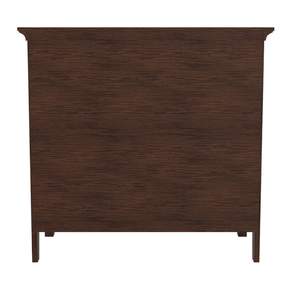 OSP Home Furnishings Modern Mission 3 Drawer Chest Vintage Oak