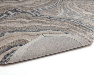 Sunpan Loretto Hand-Tufted Wool-Blend Rug with Unique Geode Patterns by Skilled Indian Artisans - Elegant Home Decor 5' X 8'