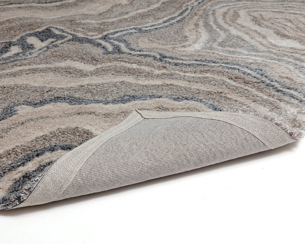 Sunpan Loretto Hand-Tufted Wool-Blend Rug with Unique Geode Patterns by Skilled Indian Artisans - Elegant Home Decor 5' X 8'