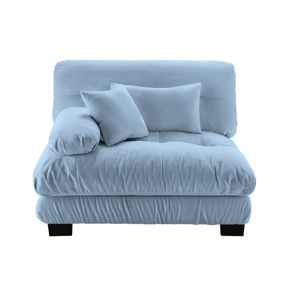 English Elm Pariss Modular Left Sectional Sofa in Breathable Chenille with Thick Foam Cushions W714P284884