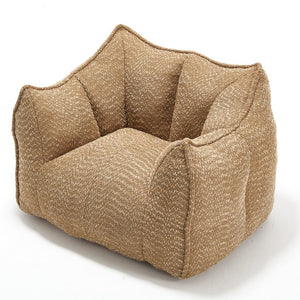 English Elm Sofa plush beanbag chair with superfiber cover and resilient foam filling for ultimate home comfort and relaxation Coffee W1996P252265