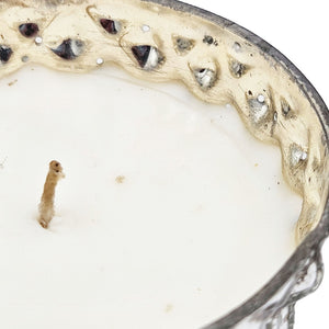 English Elm S/4 Luxurious Earl Grey Scented Soy Wax Candle In Antique Silver Holder – Perfect Home Décor Gift! W2078P242123-GIGA