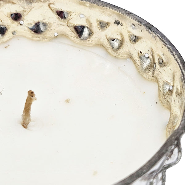 English Elm S/4 Luxurious Earl Grey Scented Soy Wax Candle In Antique Silver Holder – Perfect Home Décor Gift! W2078P242123-GIGA