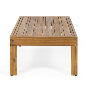 English Elm Outdoor Acacia Teak Patio Loveseat Set with Wicker Detail and Resort Style 70141.00BGE