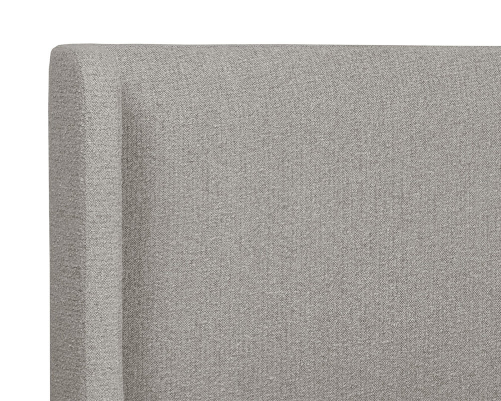 Sunpan IVES Bed - Queen Size - Elegant Altro Cappuccino Upholstered Design with No Box Spring Needed! 111427
