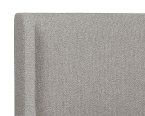 Sunpan IVES Bed - Queen Size - Elegant Altro Cappuccino Upholstered Design with No Box Spring Needed! 111427
