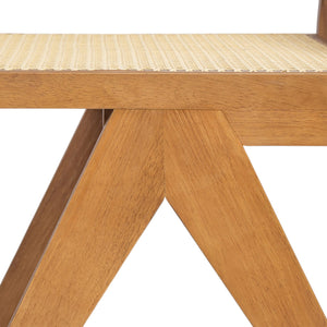 English Elm Christopher Knight Home® - Chandigarh Dining Room Chairs Set Of 2 – Stylish Rattan & Rubberwood Side Chairs For Any Space N768P241397N