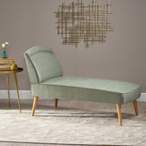 Christopher Knight Home® - Noble House - Carisia Mid Century Modern Slate Grey Fabric Chaise Lounge