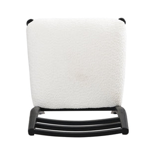 English Elm Christopher Knight Home® - 7PCS Beige+Black Dining Set with Ladder Back Chairs and Rubberwood Table, Upholstered Seats, Trestle Base N771P192288B_N771P195513H