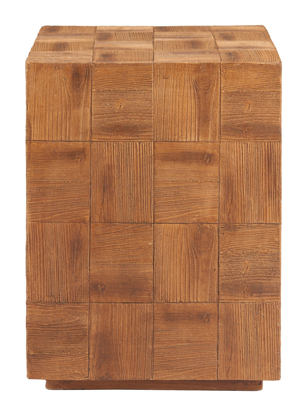 Zuo Modern Cetka Side Table - Contemporary Natural Design With Cast Metal, Perfect For Living Room Or Bedroom Decor Natural Metal 110190-zuo-modern