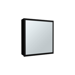 English Elm Medicine Compact Wall Cabinet with Mirror Door, Engineered Wood Storage, Durable, Space-Saving Design Black 27.17 L x 24.8 W x 4.33 H B097P250885
