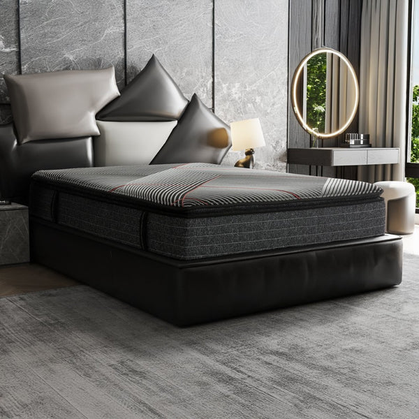 English Elm California King Gel Foam Hybrid Mattress Zoned Pocket Coils Cooling Pillow Top B011P474203