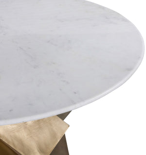 Walker White Dining Table 960-T Meridian Furniture