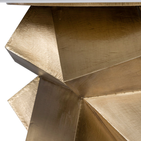 Walker White Dining Table 960-T Meridian Furniture