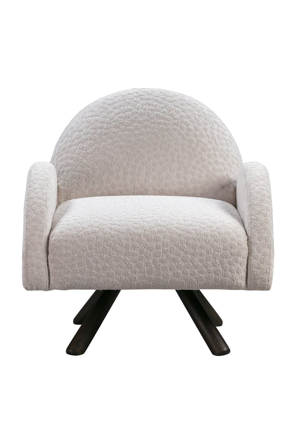 Basset Mirror Myrtle Accent Chair - Modern Funky Design With Stain-resistant Fabric And Deep Comfy Seat For Style White Solid Wood,Foam,100% Polyester Fabric 9601-lr-805