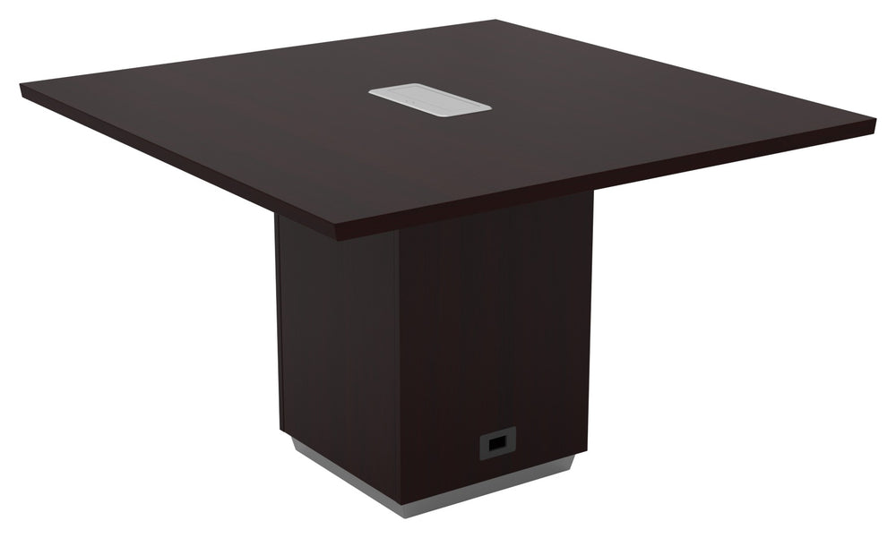 OSP Home Furnishings Tuxedo Square Dining Table Seats Four with Reinforced Frame for Modern Interiors TUXDKR-59