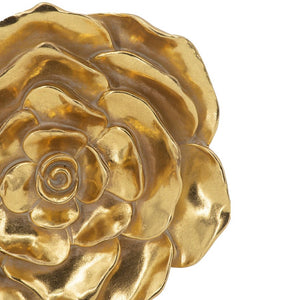 English Elm S/2 Gold Rose Wall Accents - Elegant Floral Decor For Modern Interiors, Timeless Botanical Accent Pieces W2078P223156-GIGA