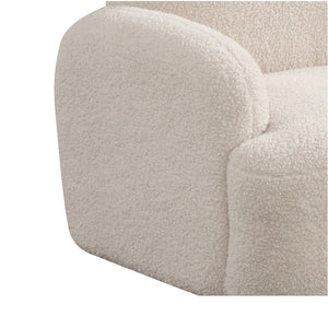 English Elm Sherpa Bear-Shaped Kids Armchair with Plush Sherpa Upholstery and Embellished Ears for Cozy Playtime Beige B016P404093