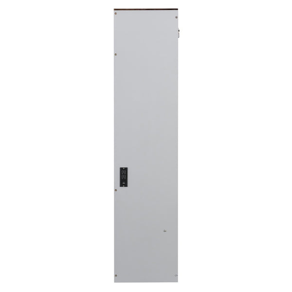English Elm Queen Murphy Wall Bed with Usb Ports Space Saving Cabinet for Guest or Home Office Gray LP000385AAE