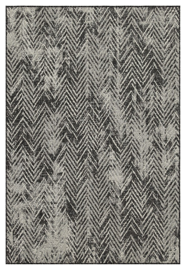 English Elm Sunshine Anthracite 5'3" X 7'3" Indoor/Outdoor Area Rug - Durable, Stylish, And Kid-Friendly Design! B186P198884-GIGA
