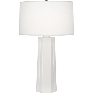 Robert Abbey Lily Mason Table Lamp Lily Glazed Ceramic Oyster Linen Shade