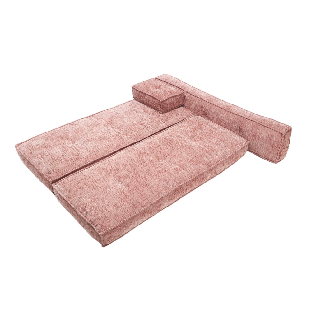 English Elm Coolmore Modular Chenille Sofa - Space-Saving, Versatile Design With Comfort Cushions & Side Pockets W1152P320499