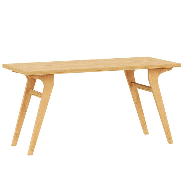 English Elm Transformer Solid Wood Convertible Table Adjustable Height Expandable Top for Small Spaces Natural N735P406282N