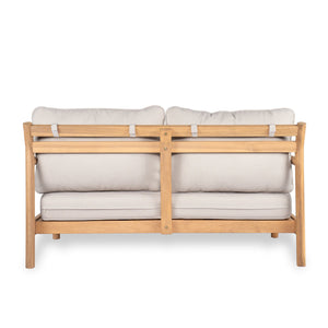 English Elm Christopher Knight Home® - Patio Acacia Wood Loveseat Sofa With Water-Resistant Cushions For Durable Outdoor Comfort N772P262273B