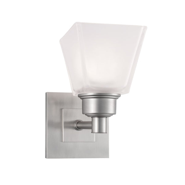 Matthew 8.25'' High 1-Light Sconce - Brushed Nickel 9635-BN-SQ Norwell