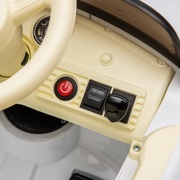 English Elm 12v Chevrolet 3100 Licensed Vintage Pickup Ride on Truck with Led Lights and Parent Remote White W1578P214179