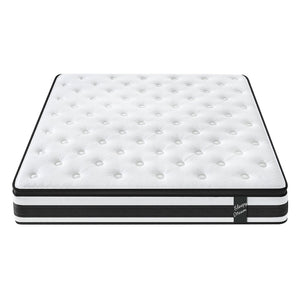 English Elm 12 Inch King Hybrid Mattress Pocket Springs Certified Foam Breathable Knit Cover W3017P301132