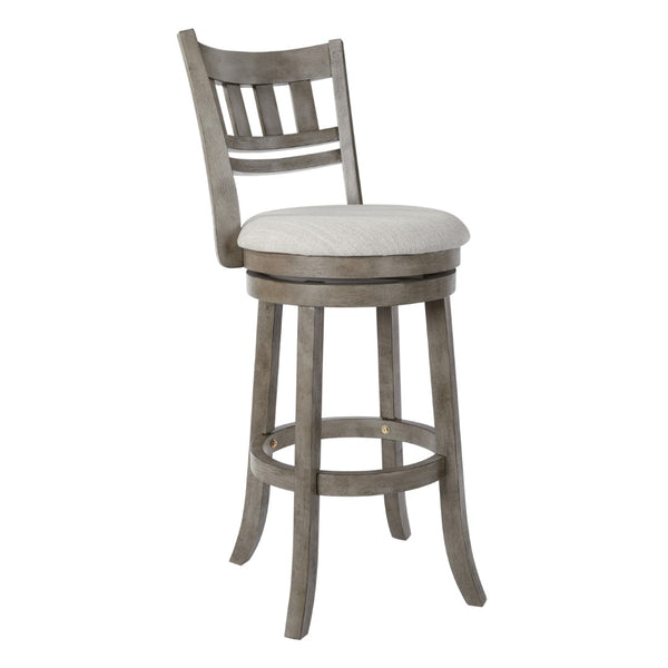 OSP Home Furnishings Swivel Stool 30" Grey