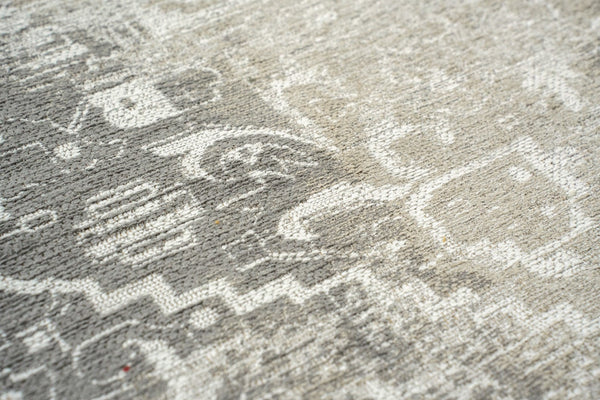 Louis De Poortere Antiquarian Tabriz - Timeless Persian-inspired Rug With Modern Sophistication And Effortless Style Grey,Gray,Beige 100% Pet Poly (40% Rpet) 117745-louis-de-poortere