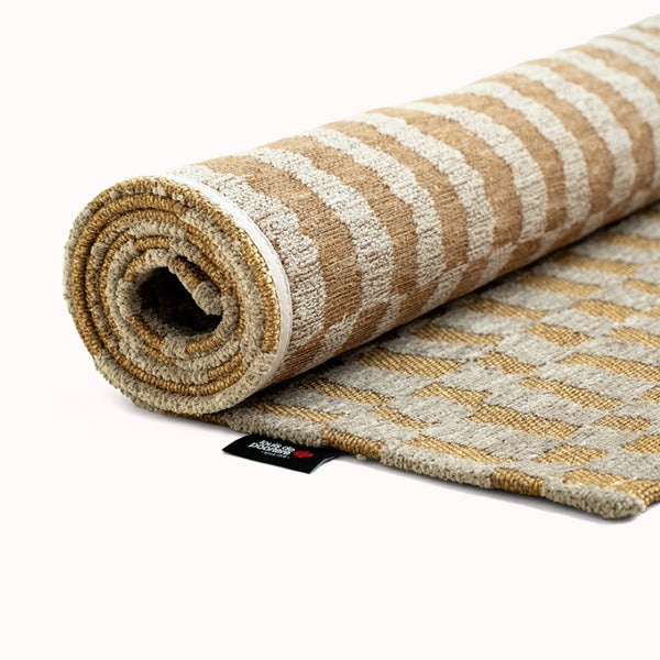 Louis de Poortere Structures Berber Inspired Area Rug Handwoven Geometric Pattern for Modern Living Spaces Erg 5'7 x 7'9 120080