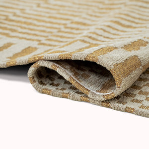 Louis de Poortere Structures Berber Inspired Area Rug Handwoven Geometric Pattern for Modern Living Spaces Erg 5'7 x 7'9 120080
