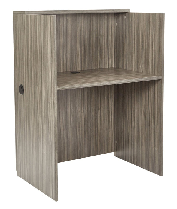 OSP Home Furnishings Laminate Workstation with Privacy Panels for Focused Study in Schools and Office Spaces LWS362448-URB