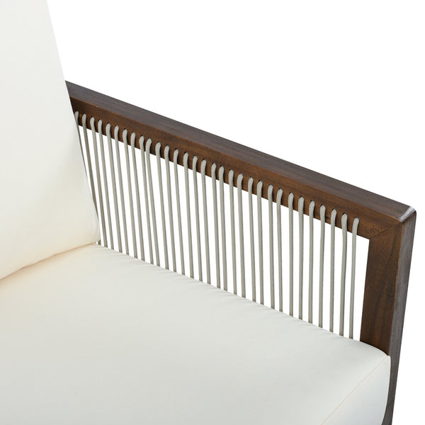 English Elm Outdoor Acacia Wood Chat Set with Woven Rope Panels and Beige Cushions for Patio N768P408130D_2_N768P408131D